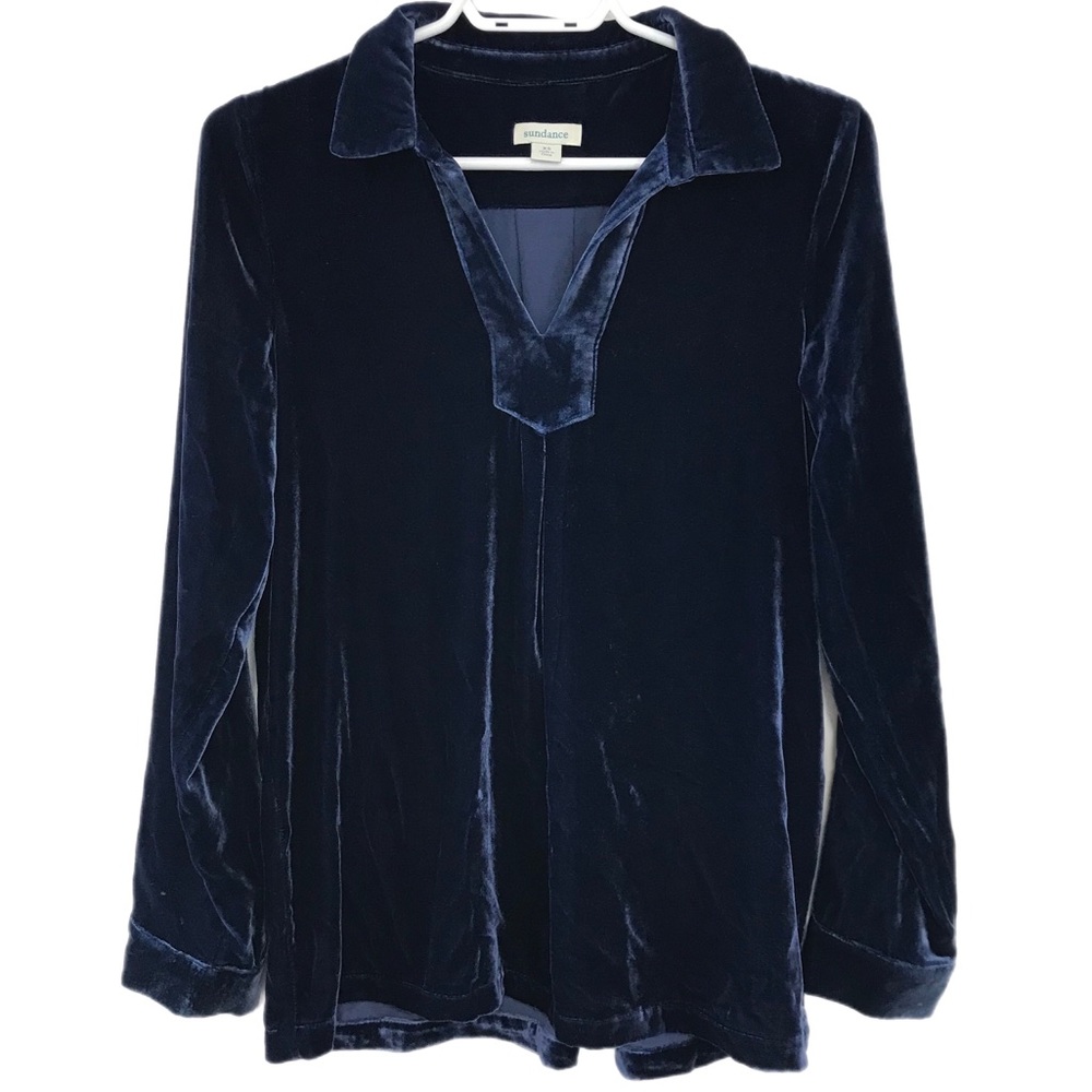 Sundance Blue Velvet Long Sleeve Shirt